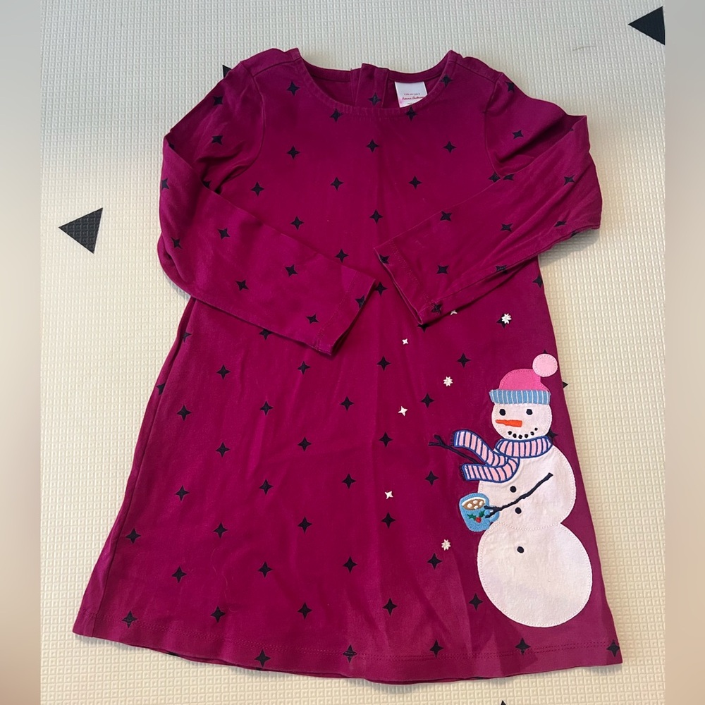 Hanna Andersson Snowman Dress